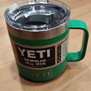YETI LIMITED EDITION 10 oz Rambler Mug Tumbler Discontinued Green 2020 New